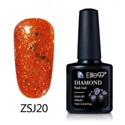 Гел Лак Диамантено Брокатен 10ml ZSJ20 - GC078 Elite99